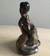 små figurer i raku/keramik 